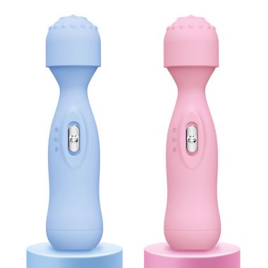 （女用器具）恋感嗨点AV棒 粉蓝随机发 